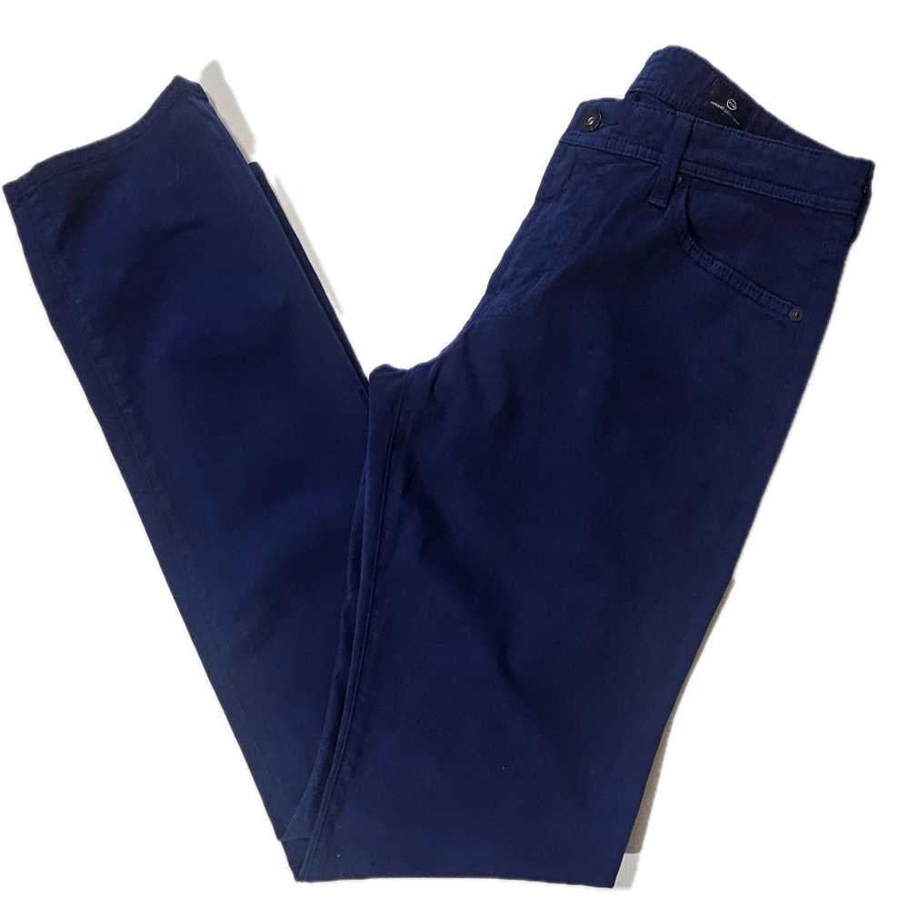 AG Adriano Goldschmied‎ Jeans Mens 30x34 Blue Straight Stretch Denim Made In USA